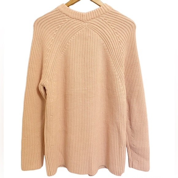 ACNE STUDIOS Katan Heavy Rib Knit Pale Dusty Pink Size Large - Picture 4 of 16
